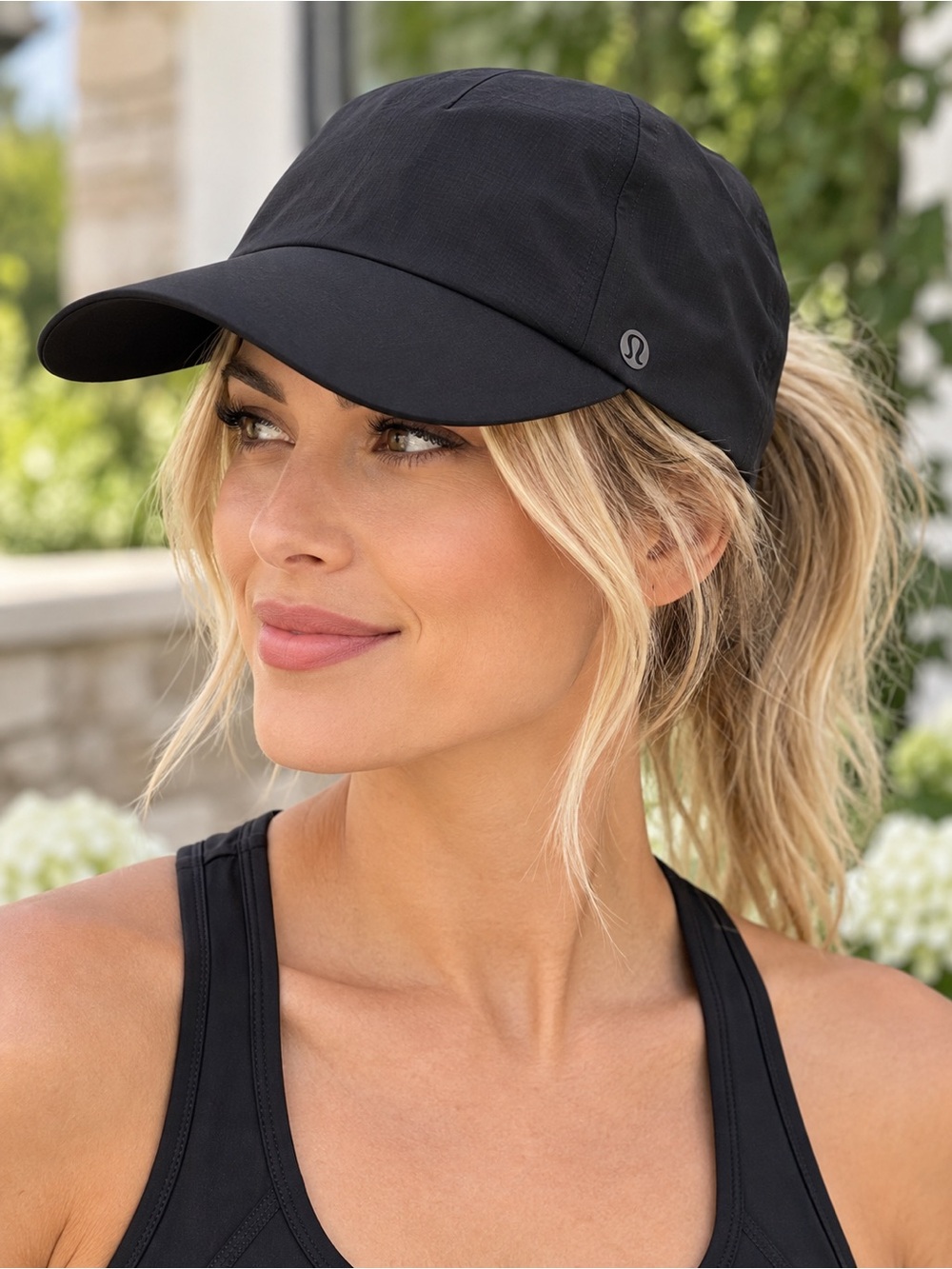 LULULEMON Fast and Free Running Hat Black One Size Reflective Athletic Cap